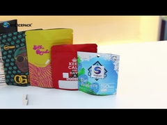 Sacchetto di imballaggio personalizzato per erba 3,5 g imballaggio in plastica sacchetto a ziplock per cannabis