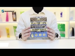 Scatole di imballaggio in carta per dispensario personalizzate per la punta di fumo del sigaro pre-roll