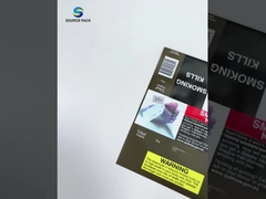 Imballaggio per tabacco ecologico Borsa resistente all'umidità Plastica stratificata Disegno personalizzato