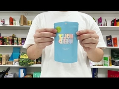 Imballaggio anti-infestanti per le erbe infestanti con protezione UV Sacchetti olografici Mylar personalizzati con controllo odore